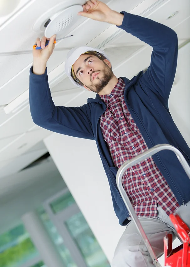 Guy doing Vent Repair